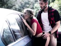 Kristen Scott Gives A Great Head And Gets Properly Fucked Outdoors