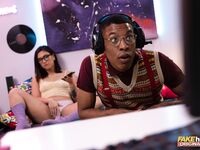 Lena Coxx Sucks Big Black Cock And Rides It With Her Asshole