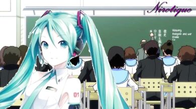 Hasune Miku dans la salle de classe [FR]