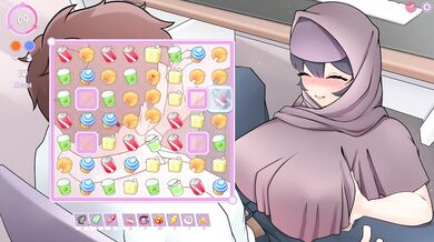 TSUNDERE MILFIN [HENTAI game] helps me work her big tits