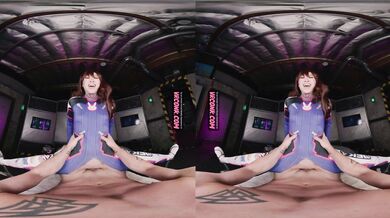 VR Conk D.VA sucking cock for big buff - Kimmy Kimm Overwatch cosplay VR Porn