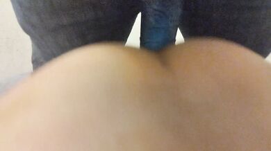 She fucks me hard to correct me for having dildoed myself! Pegging hard. Ancrage dur