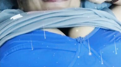 Hot Indian cubby big boobs lady enjoying with nebighour freind Part1