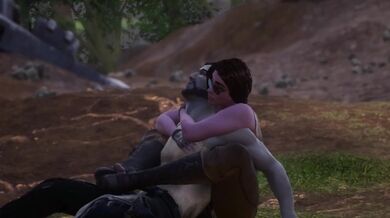 Zombie girl jerking off legs to her zombie boyfriend | cums on boots [3d hentai uncensored]