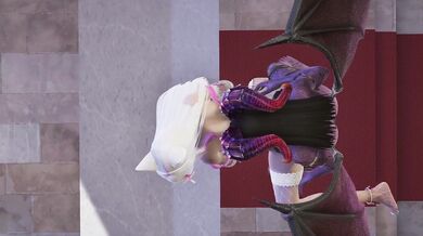 Succubus futa having fun with fox lady