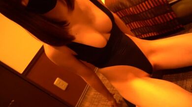 Adulterous sex with a beautiful Japanese married woman in a leotard