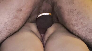 Anal training for gaping asshole but her ass was very tight for my big cock she couldn't handle it