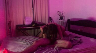 Facesitting on His Face 'til I Fill His Mouth With My Juice