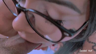 Guided handjob with collegiate Enjoy in my face! Sperm student - Sexdoll 520