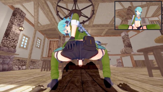 【SINON ASADA】【HENTAI 3D】【POV ONLY COWGIRL POSE】PART 1/2