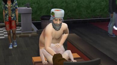 Santa Claus loves to fuck from behind | wicked whims sims
