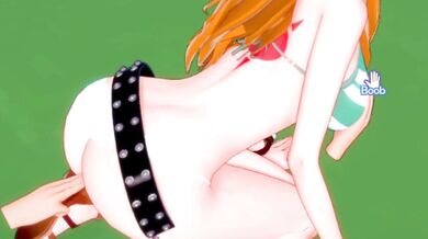 {One Piece} Big Tits Nami gets fucked hard {コイカツ!/3D Hentai}