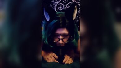 NerdyGothCurves Sucks Your Cock While You Play Dauntless