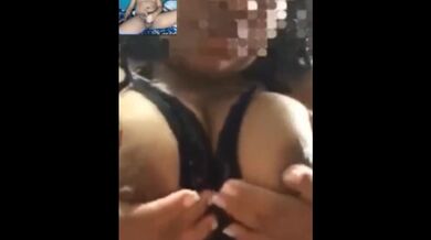 مكالمة لصديق زوجي قبل النوم أريده أن يرى صدري الكبير ????????Call video egyptian????????????