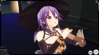 3D HENTAI pumpkin girl fucking the night before halloween