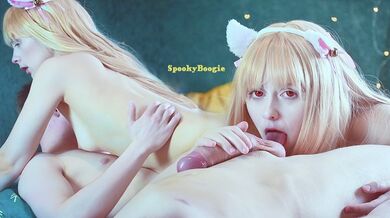 Small Tits Cat Girl Wants To Get Some Human Milk From Your Cock - Cosplay Misa Amane Spooky Boogie