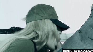 Hot Soldier Ciara Bugatti Fucks A Suspect In Her Sexy Uniform