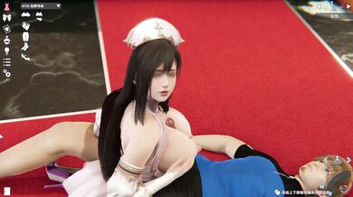 Honey Select 2:Furious sex with beautiful nurse lady in the hotel lobby