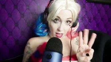 Harley Quinn wants you to stroke your cock hard(ASMR) - Mel Fire