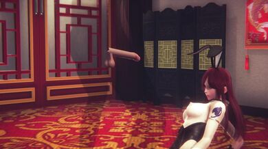 [FAIRY TAIL] Erza in bunny suit makes you cum (3D PORN 60 FPS)