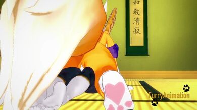 Furry Hentai Zelda Digimon - Wolf Link is fucked by Renamon