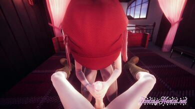 Shaman King Hentai - Anna Osorezan Handjob