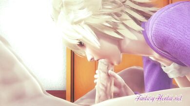 Boku No Hero Hentai - Mitsuki Blowjob and cums in her mouth