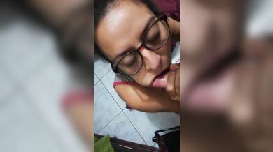 blowjob, rim and ass play from my young sexy latina secretary