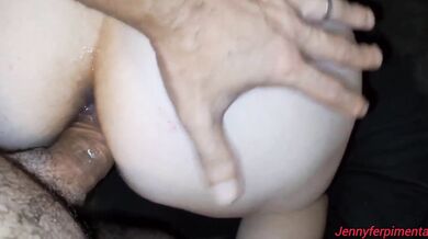 stepson looks at his stepmother in the shower, he ends up fucking her ass