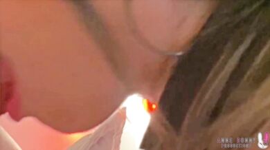 OMFG!! Anne Bonny Sucks his Dick in front of Girlfriend!????