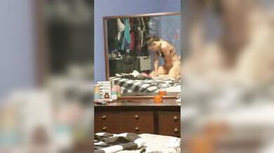 Fit pawg rides cock then cleans the cum off with her mouth