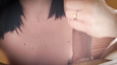 Married lost the bet and sucked her friend.