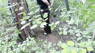 Nipple sucking in public park-hot Asian MILF model