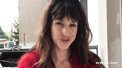 Ersties - Constantina Spanks Her Tight Ass Before Fingering Herself