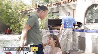 BRAZZERS - Gorgeous Babe Tommy King Feels Horny But Her Man Is Distracted So She Fucks Her Neighbor