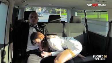 Stunning Client Meggie Marika Fucks Taxi Driver On Backseat - VIP SEX VAULT
