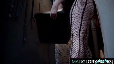 Teen Brunette Dominated by a Giant Tits Girl