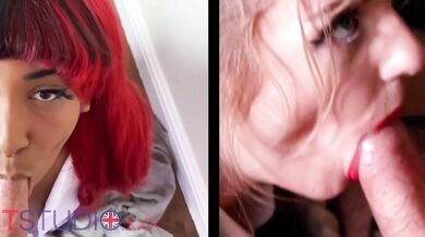 The Great British Blowjob Race - Round 2- Denali Dinklu vs Kinky Blonde Gabie