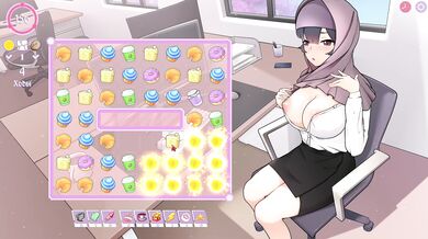 TSUNDERE MILFIN [HENTAI game] a colleague lifted her hijab to make it cooler