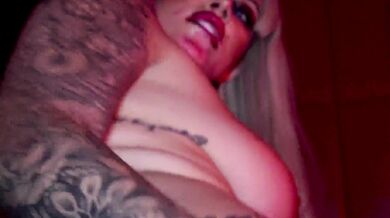 Tiffany enjoys Chucky's cock until she receives a big creampie - Halloween Special - Sara Blonde