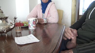 58-year-old moroccan mother masturbating with stepson