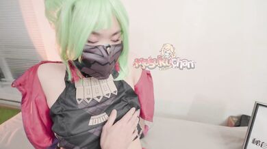 Genshin Kuki Shinobu Try Creampie/Footjob Service Got Her Squiriting and Sex Manager Certificate