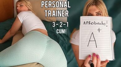 your teacher can pass the subject ???? only if you fuck it ???????? personal trainer roleplay countdown