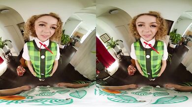 Allie Addison As ANIMAL CROSSING Isabelle Feels Butterflies Every Time You Touch Her VR Porn
