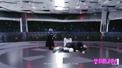 CUM WARS: Master YODA fucks Princess Leia