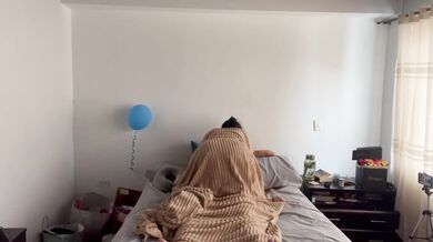 Hot lesbians fuck with hangover after party