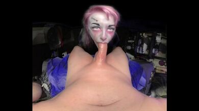 VR BJ Huge Cock Succubus Head - Demi Doll Face