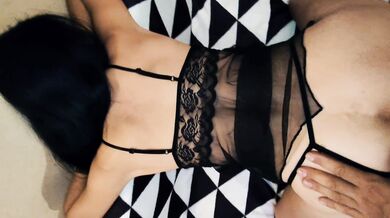 Beautiful fitness wife gets fucked by her husband with a big dick