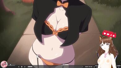 Hot gothic friend invites me costume party for double penetration (hallowen animation) - Jazziuu