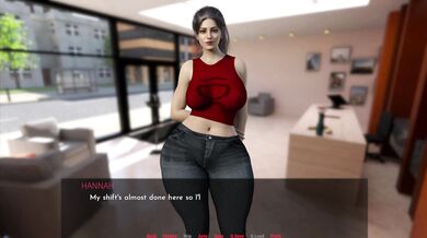 With My Sister's Friend Hannah at Parlour as Receptionist